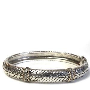 Andrea Candela 14K Gold & Sterling Silver Pave Diamond Bracelet